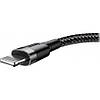 Кабель зарядний BASEUS Cafule Cable USB for Lightning 3 м Gray/Black (CALKLF-RG1), фото 2