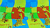Бязь набивна арт.  120/220 100% х/б "Жирафчики" рис.5122, фото 3