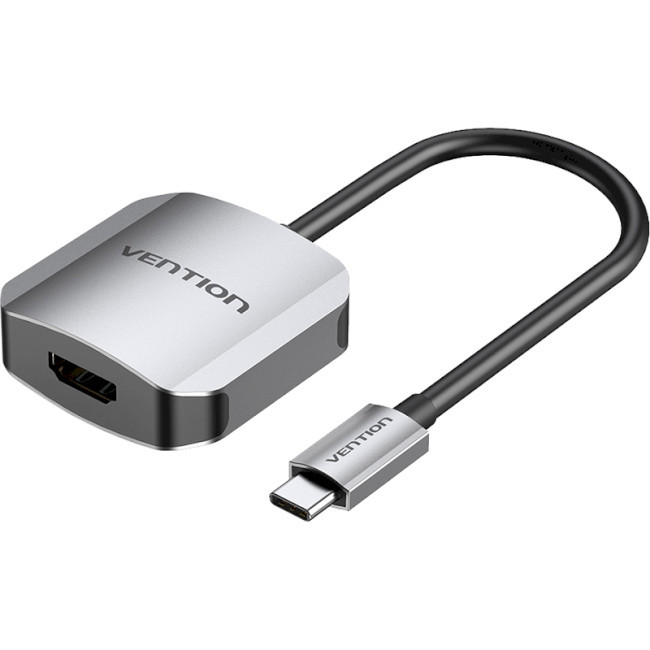 Адаптер перехідник VENTION USB Type-C to HDMI 4K 30HZ Gray (TDEHB), фото 1
