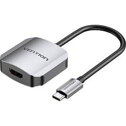 Адаптер перехідник VENTION USB Type-C to HDMI 4K 30HZ Gray (TDEHB)