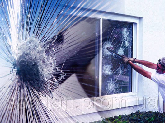 Ударопрочная (бронированная) защитная пленка для стекол, на окна и ...