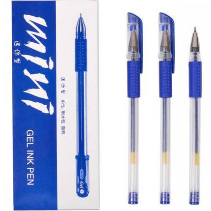 Ручка гелева синя MIMI GEL INK PEN Z-200-01 KNZ, фото 1