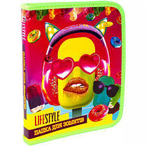 Тека для зошитів В5+ ламінована на змійці для дівчинки KNZ, фото 3