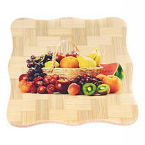 Підставка бамбукова під гаряче 19 см KNZ, фото 3