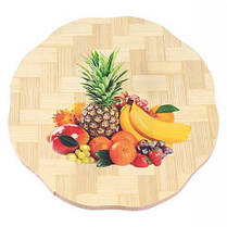 Підставка бамбукова під гаряче 19 см KNZ, фото 5