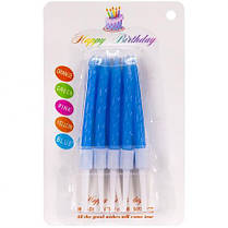 Набір свічок для торта неонові 10 штук KNZ, фото 2