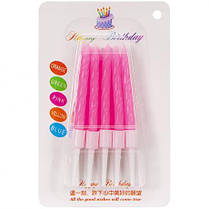 Набір свічок для торта неонові 10 штук KNZ, фото 4