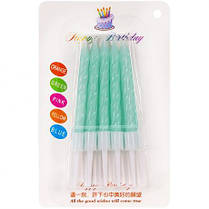 Набір свічок для торта неонові 10 штук KNZ, фото 5