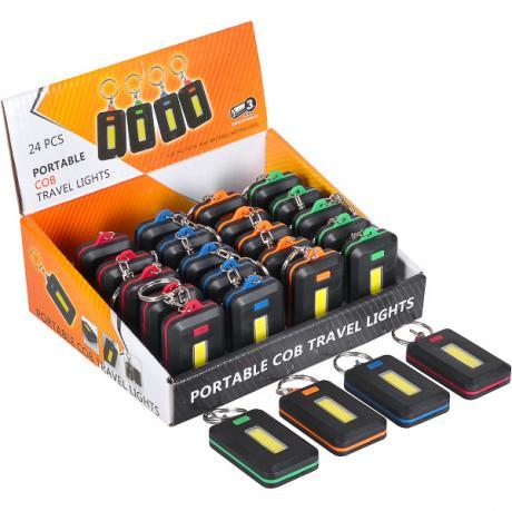 Брелок - фонарик LED, пластиковий YYB-313 KNZ