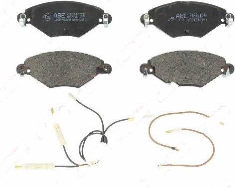 Гальмівні колодки CITROEN C5, C5 I 1.8/2.0/2.0D 03.01-08.04Тормозні колодки