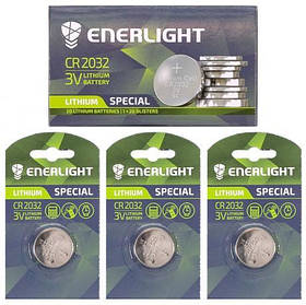 Батарейка ENERLIGHT "таблетка" 2032 502574 KNZ