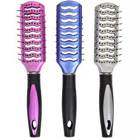 Щітка "скелетна" плоска 3542 кольорова 23см KNZ