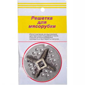 Решітка та ніж для м'ясорубки на блістері KNZ