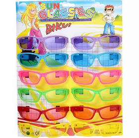 Окуляри дитячі кольорові на блістері 2561-1 KNZ