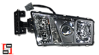 Фара головного світла р/керування з квадратним роз'ємом good LH Volvo FM12, FH12 e-mark,