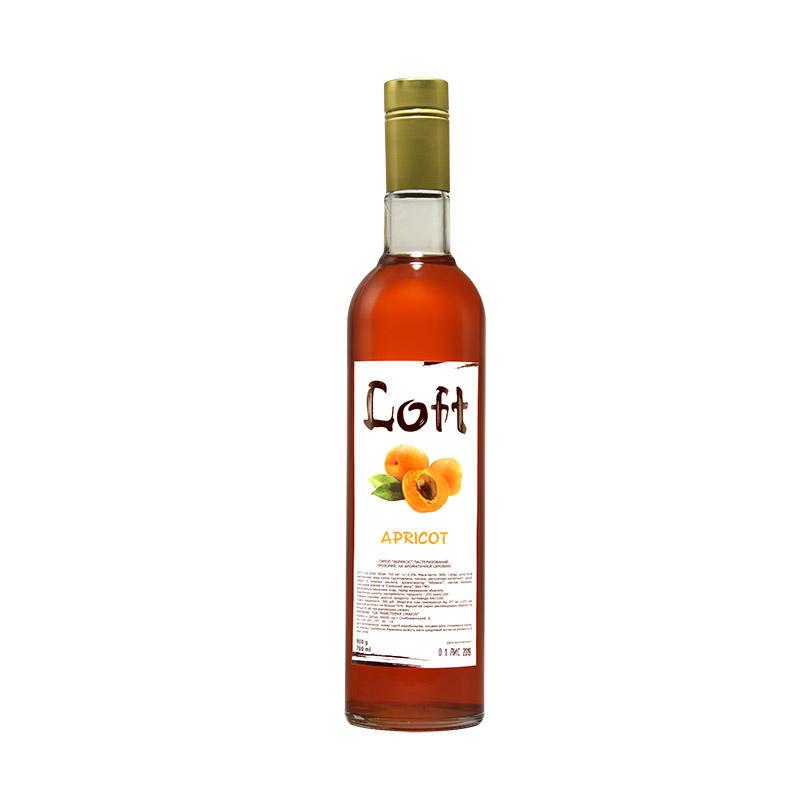 Сироп ТМ LOFT "Абрикос" 900г, 9пл./ящ.