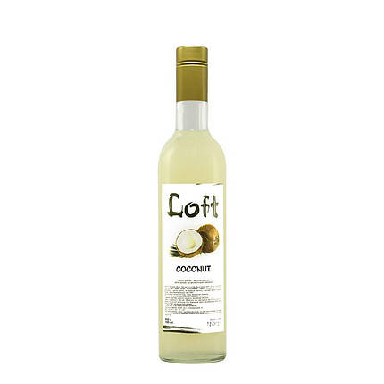 Сироп ТМ LOFT "Кокос" 900г, 9пл./ящ., фото 1
