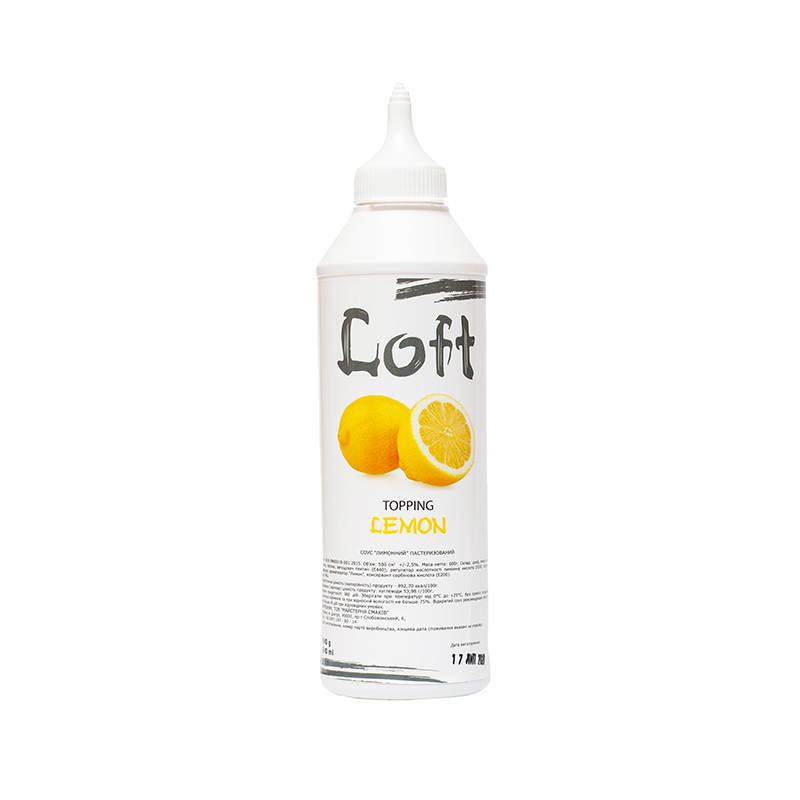 Топінг ТМ LOFT "Лимон" 600г, 12пл./ящ.