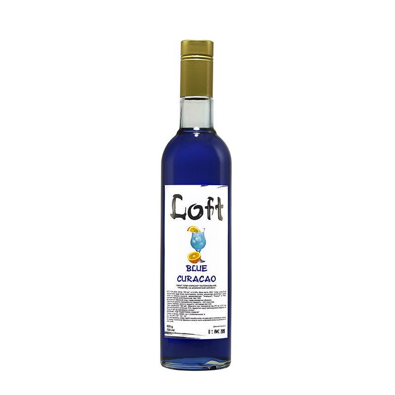 Сироп ТМ LOFT "Блю Кюрасао" 900г, 9пл./ящ.