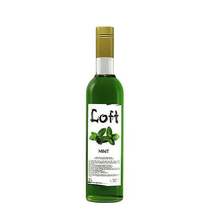 Сироп ТМ LOFT "М'ята" 900г, 9пл./ящ., фото 1