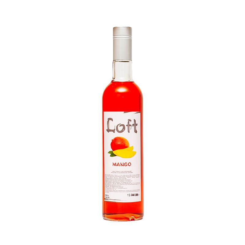 Сироп ТМ LOFT "Манго" 900г, 9пл./ящ