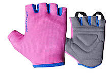 Фітнес рукавички PowerPlay 3418 жіночі Розові XS