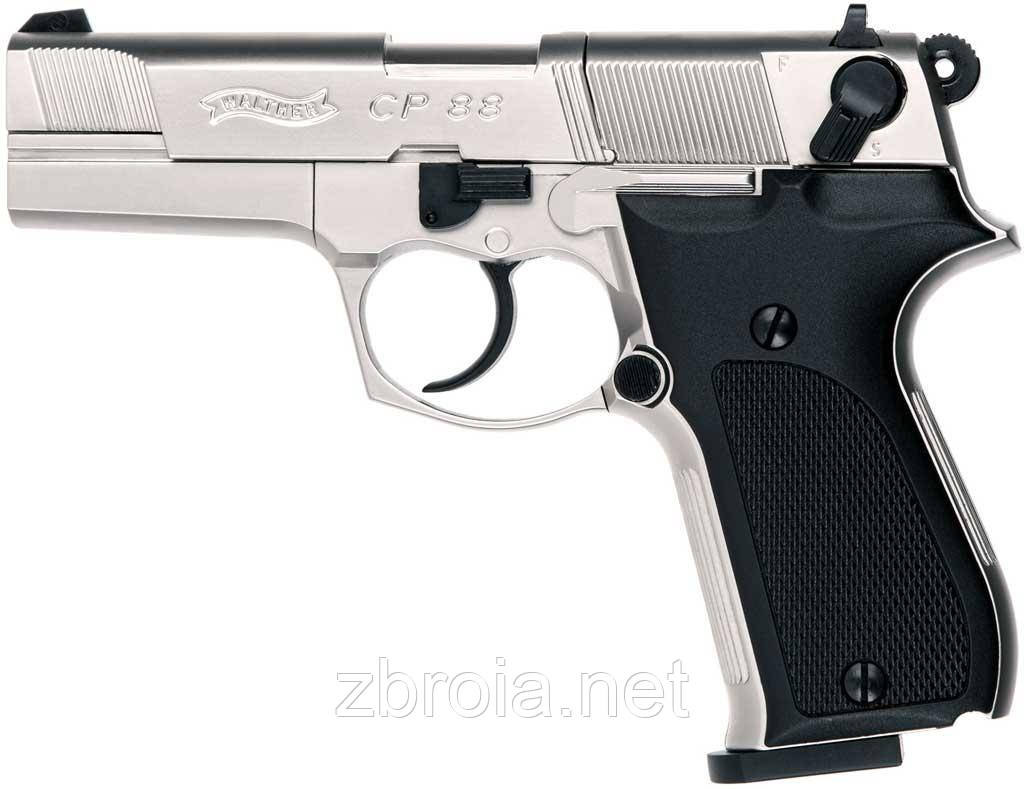 Пневматичний пістолет Umarex Walther CP88 Nickel (416.00.03)