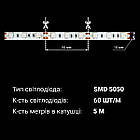 Світлодіодна стрічка OEM ST-12-5050-60-RGB-20, негерметична, 1 м, фото 5