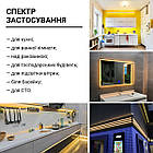 Світлодіодна стрічка OEM ST-12-5050-60-WW-65-V2 тепла біла, герметична, 1 м, фото 9