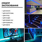 Світлодіодна стрічка OEM ST-12-2835-60-B-20 синя, негерметична, 1 м, фото 9