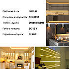 Світлодіодна стрічка OEM ST-12-5050-60-WW-65-V2 тепла біла, герметична, 1 м, фото 6