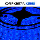 Світлодіодна стрічка OEM ST-12-2835-60-B-65 синя, герметична, 1 м, фото 5