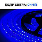 Світлодіодна стрічка OEM ST-12-2835-120-B-65 синя, герметична, 1 м, фото 6