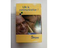 Карты игральные "Life is communication"