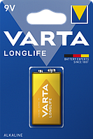 Батарейка VARTA LONGLIFE 6F22  9V ALKAKINE