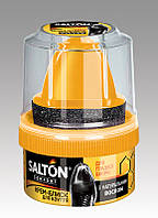 SALTON Крем-блиск з аплікатором для взуття з гладкої шкіри Чорний, 50 мл. Розпродаж!