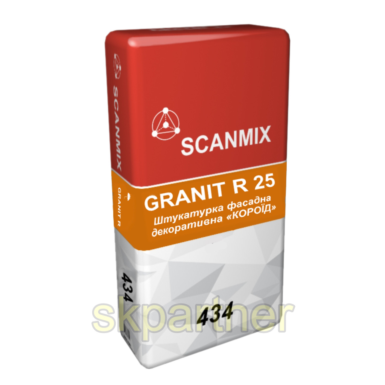 Минеральная штукатурка «Короед» Scanmix Granit R25 434 - фото 1 - id-p1603140517