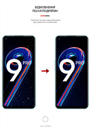 Гідрогелева плівка ArmorStandart Anti-Blue для Realme 9 Pro (ARM62205) прозора, фото 3