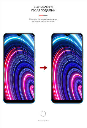 Гідрогелева плівка ArmorStandart Anti-Blue для Realme C25Y (ARM61209) прозора, фото 3