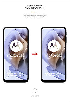 Гідрогелева плівка ArmorStandart Matte для Motorola G31 (ARM62063) прозора, фото 3