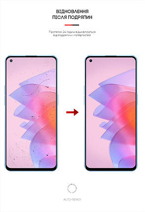 Гідрогелева плівка ArmorStandart Matte для OPPO Reno 7 (ARM61144) прозора, фото 3