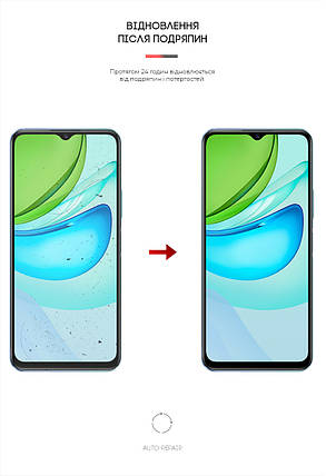 Гідрогелева плівка ArmorStandart Matte для Vivo Y31s (ARM61155) прозора, фото 3