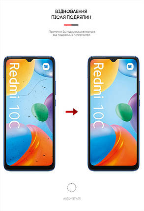 Гідрогелева плівка ArmorStandart Matte для Xiaomi Redmi 10C (ARM61314) прозора, фото 3