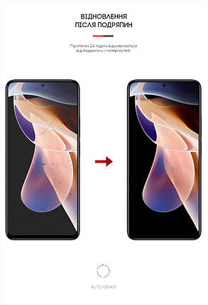 Гідрогелева плівка ArmorStandart Matte для Xiaomi Redmi Note 11 Pro+ (ARM61182 прозора, фото 3