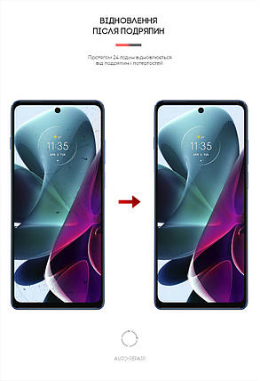 Гідрогелева плівка ArmorStandart для Motorola G200 5G (ARM62047) прозора, фото 3