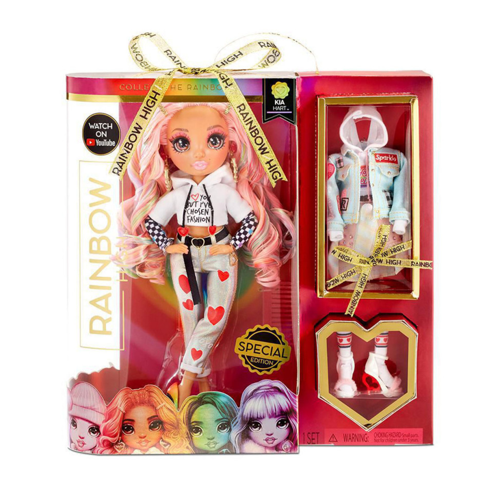 Коллекционная кукла Rainbow High - Киа Сердечко Rainbow High 422792-INT, Time Toys - фото 7 - id-p1649006277