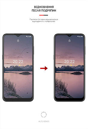 Гідрогелева плівка ArmorStandart для Nokia G21 (ARM61689) прозора, фото 3