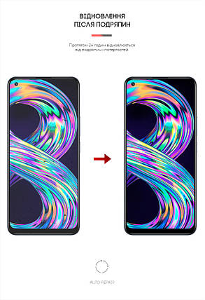 Гідрогелева плівка ArmorStandart для Realme 8 (ARM62301) прозора, фото 3