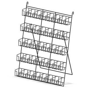 Стенд СН-35 для насіння, спецій, приправ (35 кишень-88х90)