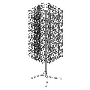 Стійка під насіння (112 кишень), біла